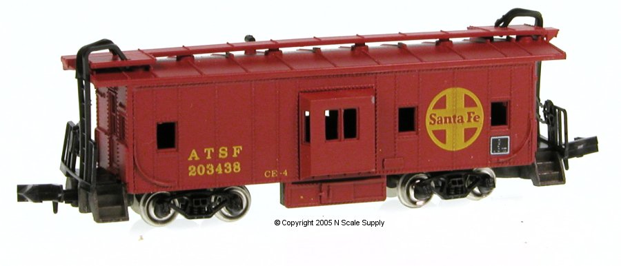 AT&SF - Caboose, Bay Window - Con-Cor 0001-125301